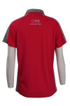 P1034 Polo Red Shirt Singapore Uniform Design