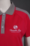 P1034 Polo Red Shirt Singapore Uniform Design
