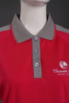 P1034 Polo Red Shirt Singapore Uniform Design