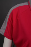 P1034 Polo Red Shirt Singapore Uniform Design