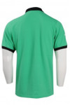 P1069 Polo Uniform Shirt Green Mockup SG