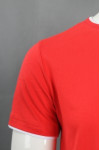 T929 T Shirt Quality Red Pattern Singapore Uniform