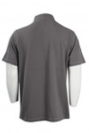 P1077 Grey Polo Shirt Men Custom-Made Pattern 