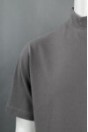 P1077 Grey Polo Shirt Men Custom-Made Pattern 