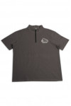 P1077 Grey Polo Shirt Men Custom-Made Pattern 