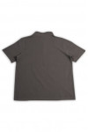 P1077 Grey Polo Shirt Men Custom-Made Pattern 