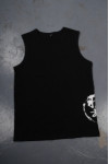 VT191 A Large Number Of Customized Men's Vest T-shirts Custom Printed Logo Black Tank Top