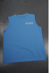 VT192 A large Number Of Customized Men's Vest T-shirts Printed LOGO  Blue Tank Top 