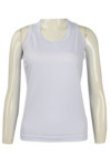 VT212 Custom-Made White Women's Slim Vest T-Shirt Singapore Tank Top