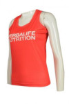 VT213 Orange Singlet For Women Singapore