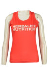 VT213 Orange Singlet For Women Singapore