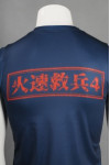 VT217 Customized Men's V-Neck Sublimation Vest T-shirt Printing Navy Blue Tank Top