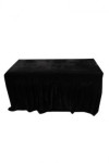 TBC042 Singapore Simple Black Color Tablecloth