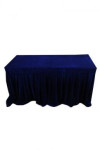 TBC043 Singapore  Plain Dark Blue Tablecloth