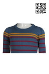 JUM032 Sweater Dress For Women Stripes Pattern SG