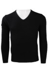 JUM041 Black Knit Sweater For Men Singapore 