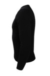 JUM041 Black Knit Sweater For Men Singapore 