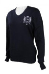 JUM042 Logo Design Women Knit Sweater SG 