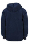 Z437 Dark Blue Knitting Winter Pullover Hoodies