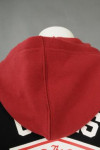 Z451 Printed Red Black Hoodies With Front Pocket