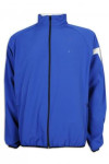 J861 Personalized Blue Jacket With Grey Print