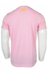 T973 Men In Pink Tee Shirt Customization