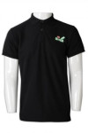 P1134 Black Polo-Shirt Custom order Design