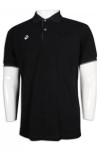 P1142 Black Polo-Shirt For Men SG Uniform mockup
