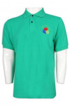 P1143 Green Polo-Shirt Printing Logo Customization