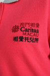 P1157 Pink Long Sleeves Polo-Shirt SG Design