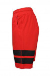 U341 Red Boxer Sport Short Pants