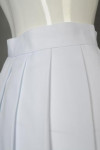 CH198 Design Women's Dark Blue Cheerleading Pleated Skirt Invisible Zipper Pleated Skirt Side Zipper Cheerleading Pleated Skirt  Center