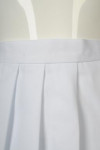 CH198 Design Women's Dark Blue Cheerleading Pleated Skirt Invisible Zipper Pleated Skirt Side Zipper Cheerleading Pleated Skirt  Center