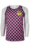 VT227 custom-made lattice vest T-shirt