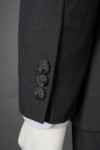BS369 Custom-made Casual Interview Black Outfits & Junior Business Suits with Formal Shirts