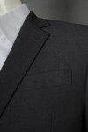 BS369 Custom-made Casual Interview Black Outfits & Junior Business Suits with Formal Shirts