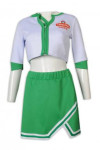 BG032 Custom Made To Order Beer Promoters Workwear 3 Piece Cheerleader Style Uniform for Girls Crop Tube Top with Jacket and Skirt