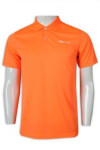P1197 Order Polo shirt orange clean color short 
