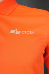 P1197 Order Polo shirt orange clean color short 