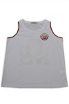 VT230 Custom-Made Vest T-shirt Printing White Singapore Tank Top