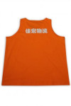 VT232 Manufacturing Vest T-shirts Orange Round Neck Logistics Company Tank Top