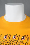T1012 Deliver to Khatib Custom Order T-shirt for Men Orange Round Collar Short Sleeve Class T-shirts