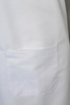 AP164 Send to Expo Bespoke White Uniform Apron with Customised Embroidered Logo for Events Exhibition