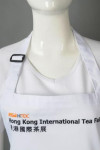 AP164 Send to Expo Bespoke White Uniform Apron with Customised Embroidered Logo for Events Exhibition