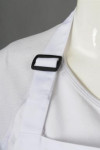 AP164 Send to Expo Bespoke White Uniform Apron with Customised Embroidered Logo for Events Exhibition