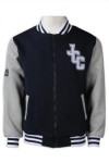 Z497Bespoke baseball jacket men's matching