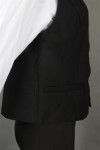 SKLS002Manufacturing Women's Suit Vest Design V-Neck Suit Vest Suit Vest Supplier Black
