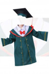 SKDA026 Makes Green Graduation Gown Kids Graduation Outfit