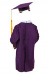 SKDA027 Custom-made Long-sleeved Kids Graduation Outfit Gown Ceremony Gown