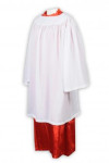 SKPT052 Custom-made Red Choir Cassock Choir Robes and Stoles Sacrificial Robes